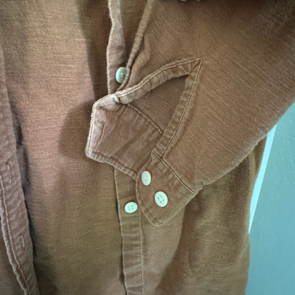 Eddie Bauer medium ramie cotton shirt - Picture 4 of 7